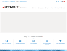 Tablet Screenshot of imsware.com